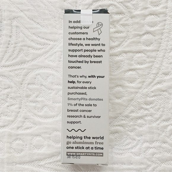 Smartypits Charcoal Plus Tea Tree Aluminum Free Deodorant, 2.9 oz - Picture 4 of 6